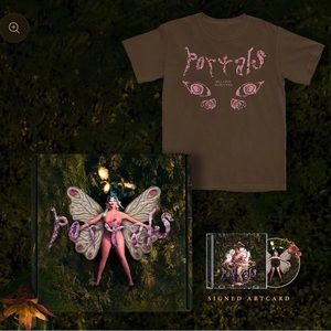 Portals Moth T-Shirt Signed Artcard CD Boxset